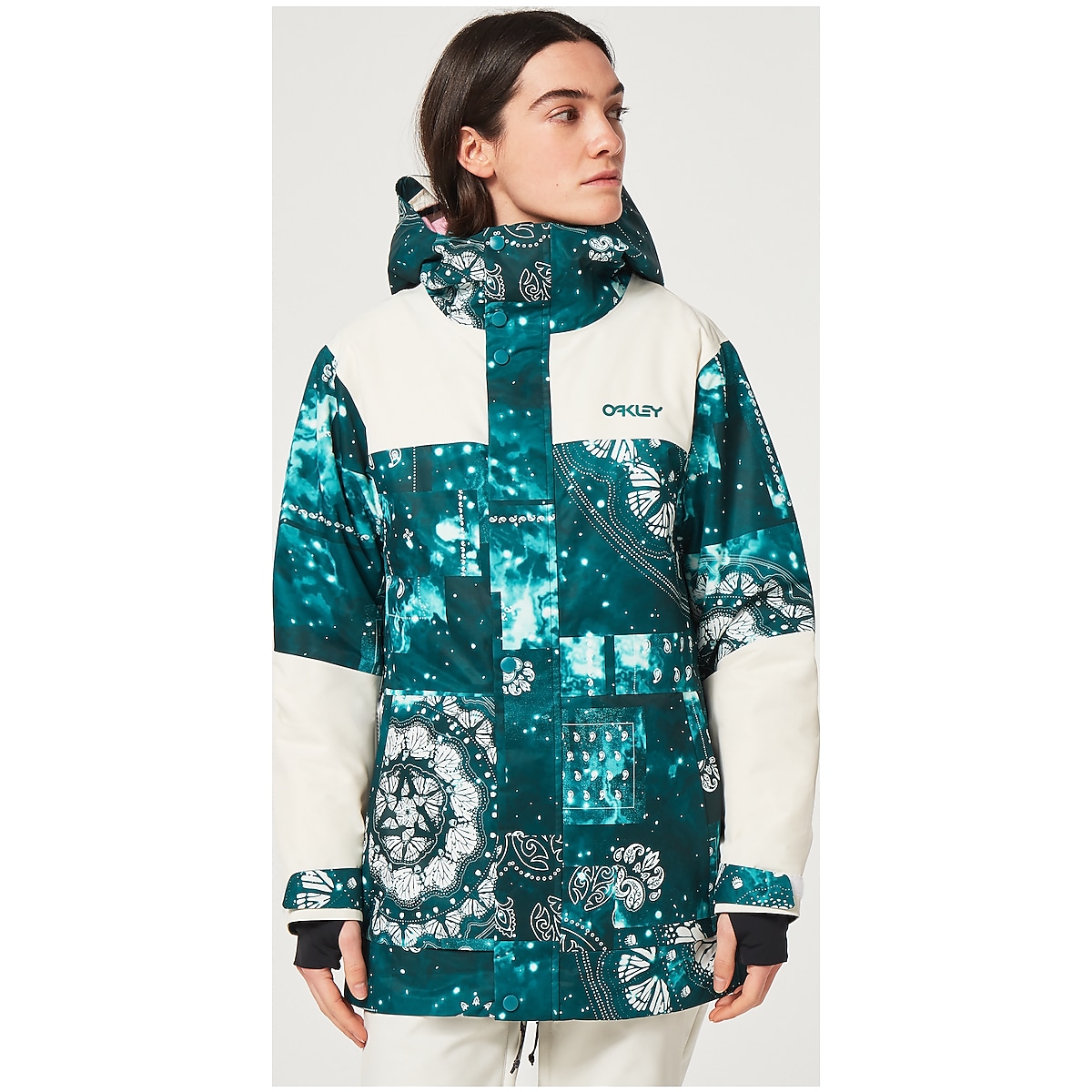 Oakley Tc Aurora Rc Insulated Jacket - Green Bandana Pt Oakley Tc Aurora Rc Insulated Jacket - Green Bandana Pt
