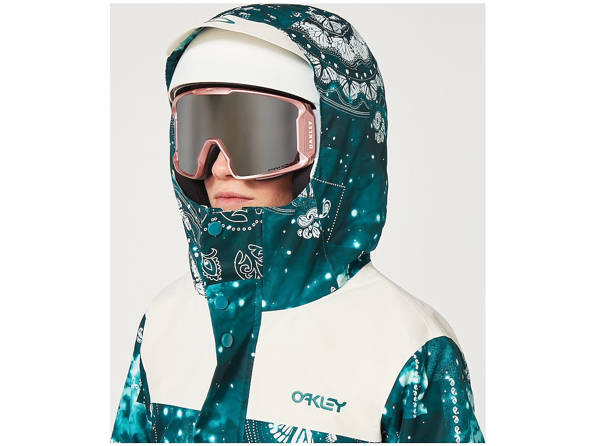 Oakley Tc Aurora Rc Insulated Jacket - Green Bandana Pt/White