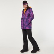 Juno Shell Jacket - Purple Mountain Td Print