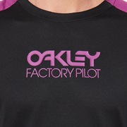 Factory Pilot Mtb Ls Jersey II - Blackout/Ultra Purple