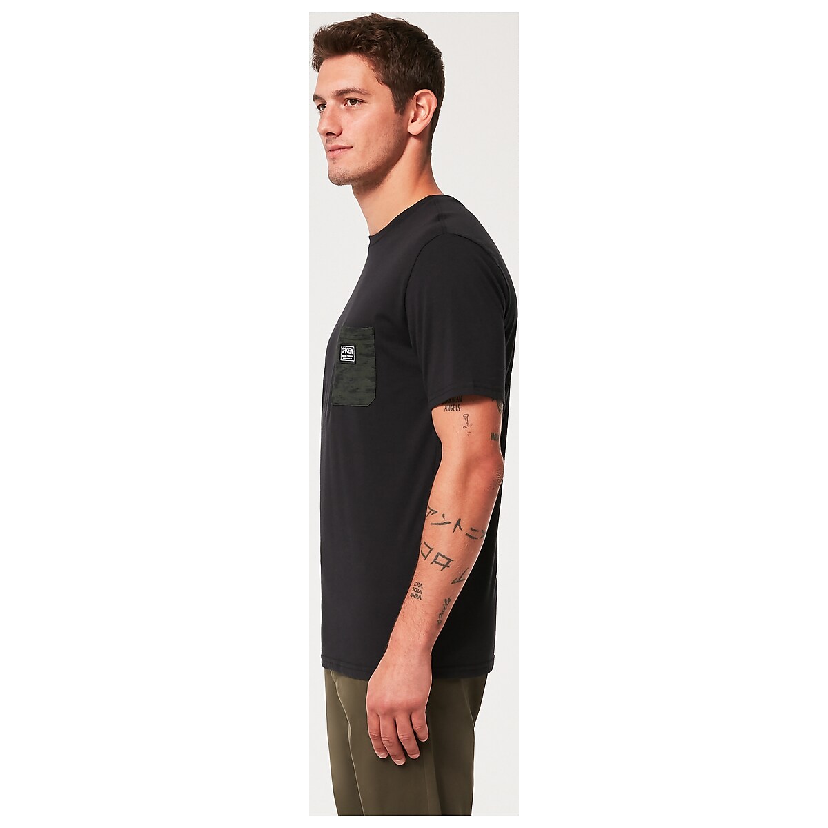 T-Shirt Oakley Retro Frog B1B - Blackout - men´s 