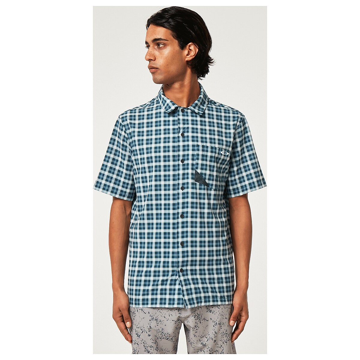 Oakley Sun Shirt Reduct - Ciclo - Check Stonewash | Oakley ROE Store