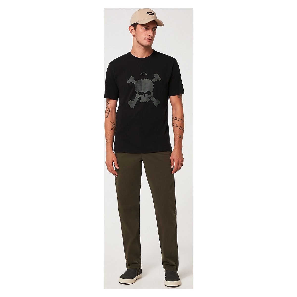 Oakley Oakley Camo Skull Tee - Humus