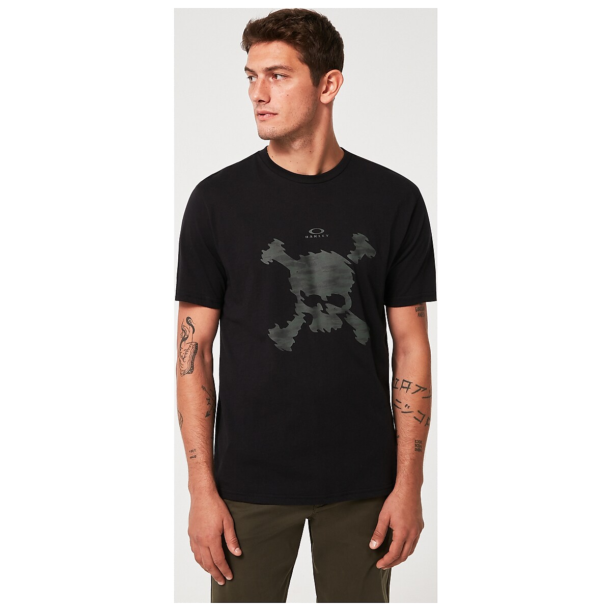 Camiseta Oakley Heritage Skull Graphic Desert Camo - l Surftrip l