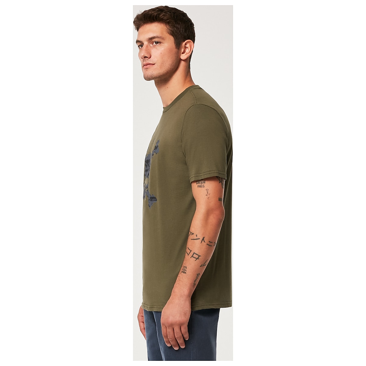 Oakley Oakley Camo Skull Tee - Humus