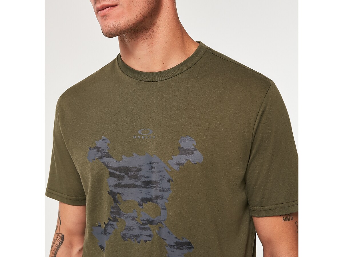 Oakley Oakley Camo Skull Tee - Humus