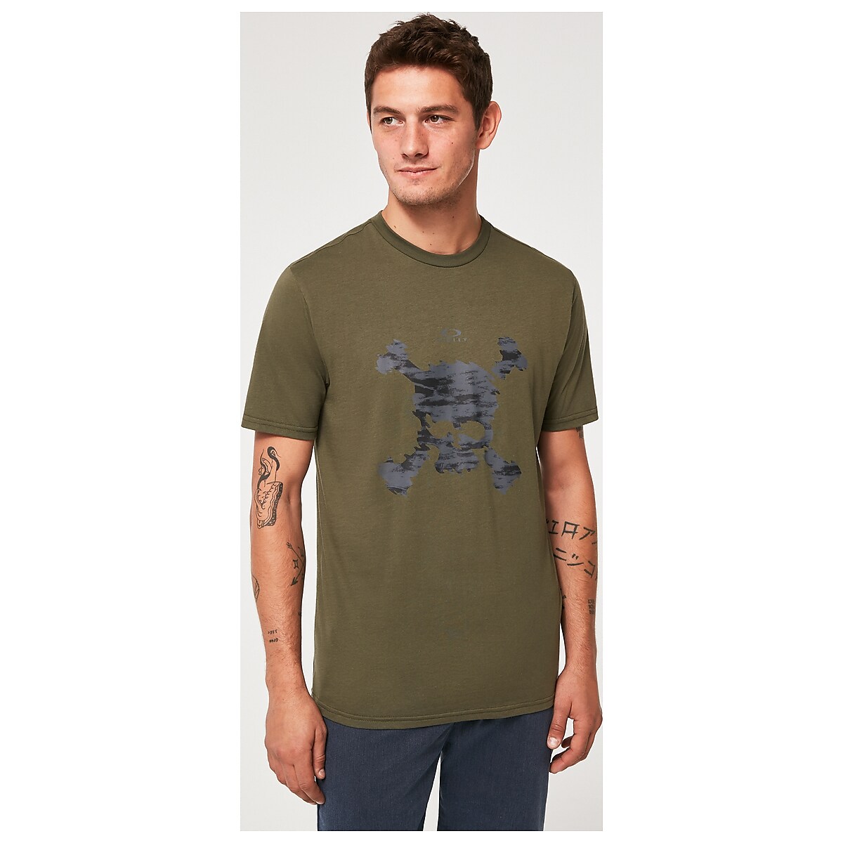 Oakley Oakley Camo Skull Tee - Blackout