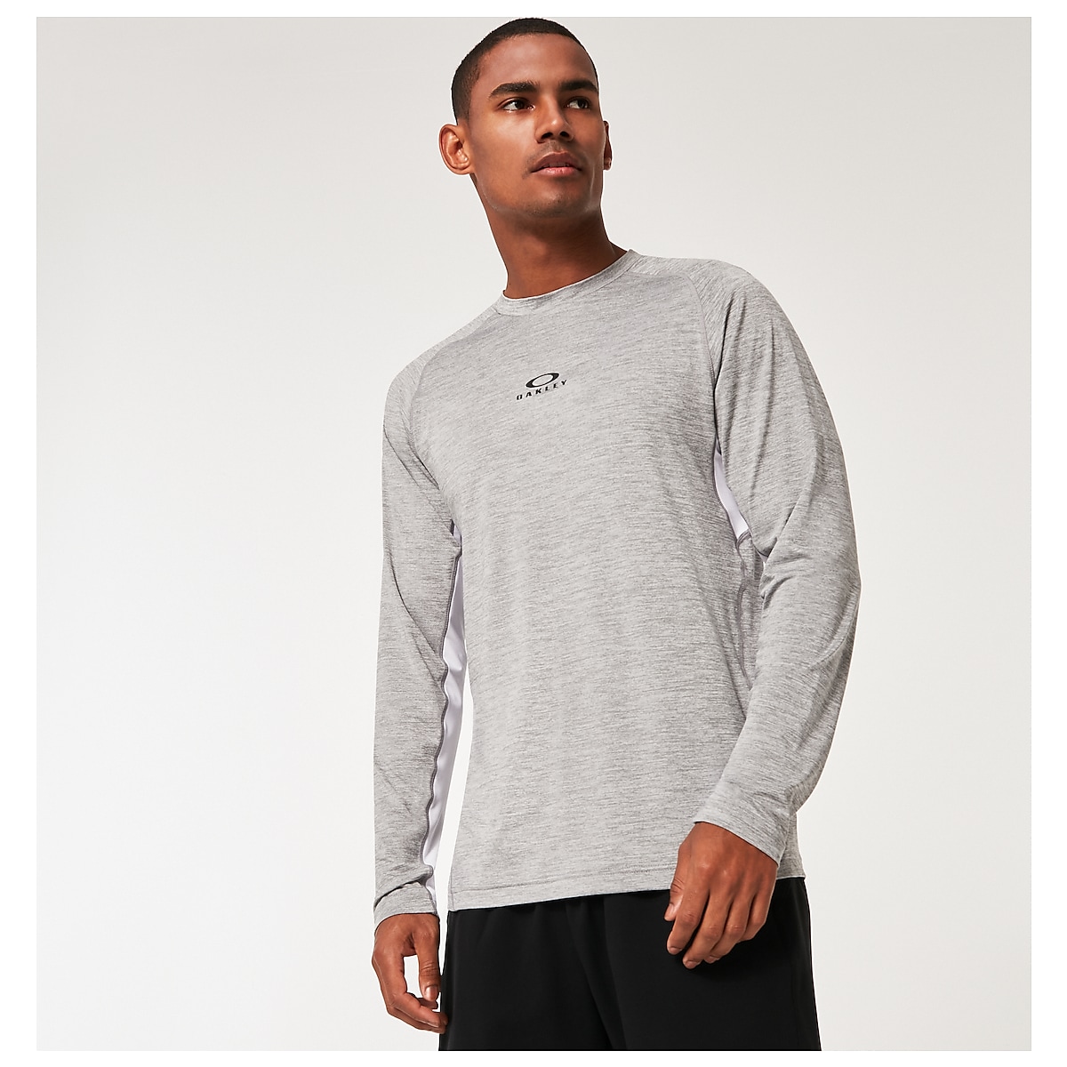 Oakley O Fit Rc LS Tee - Green/Yellow Heather | Oakley® US