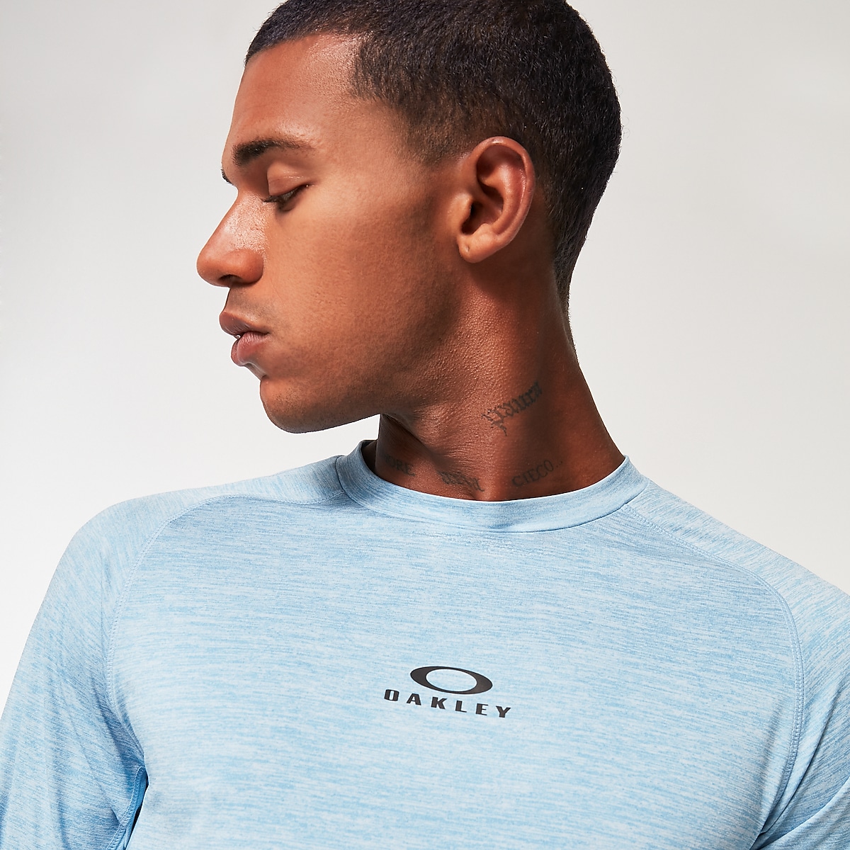 Oakley O Fit Rc LS Tee - Stonewash Blue Heather | Oakley® US