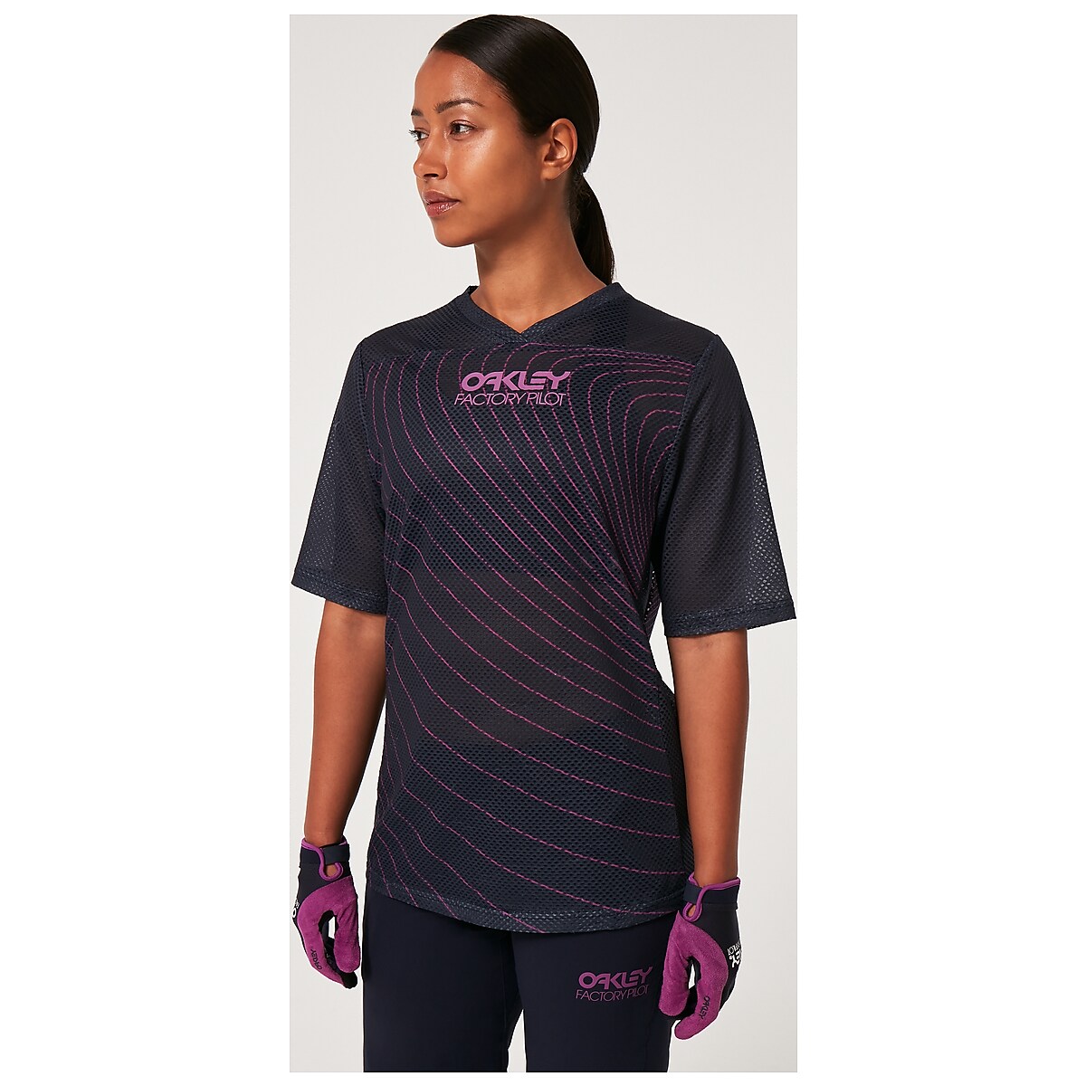 Camiseta Oakley Jerse feminino Factory Pilot Rc manga curta, Oakley,  Feminino 