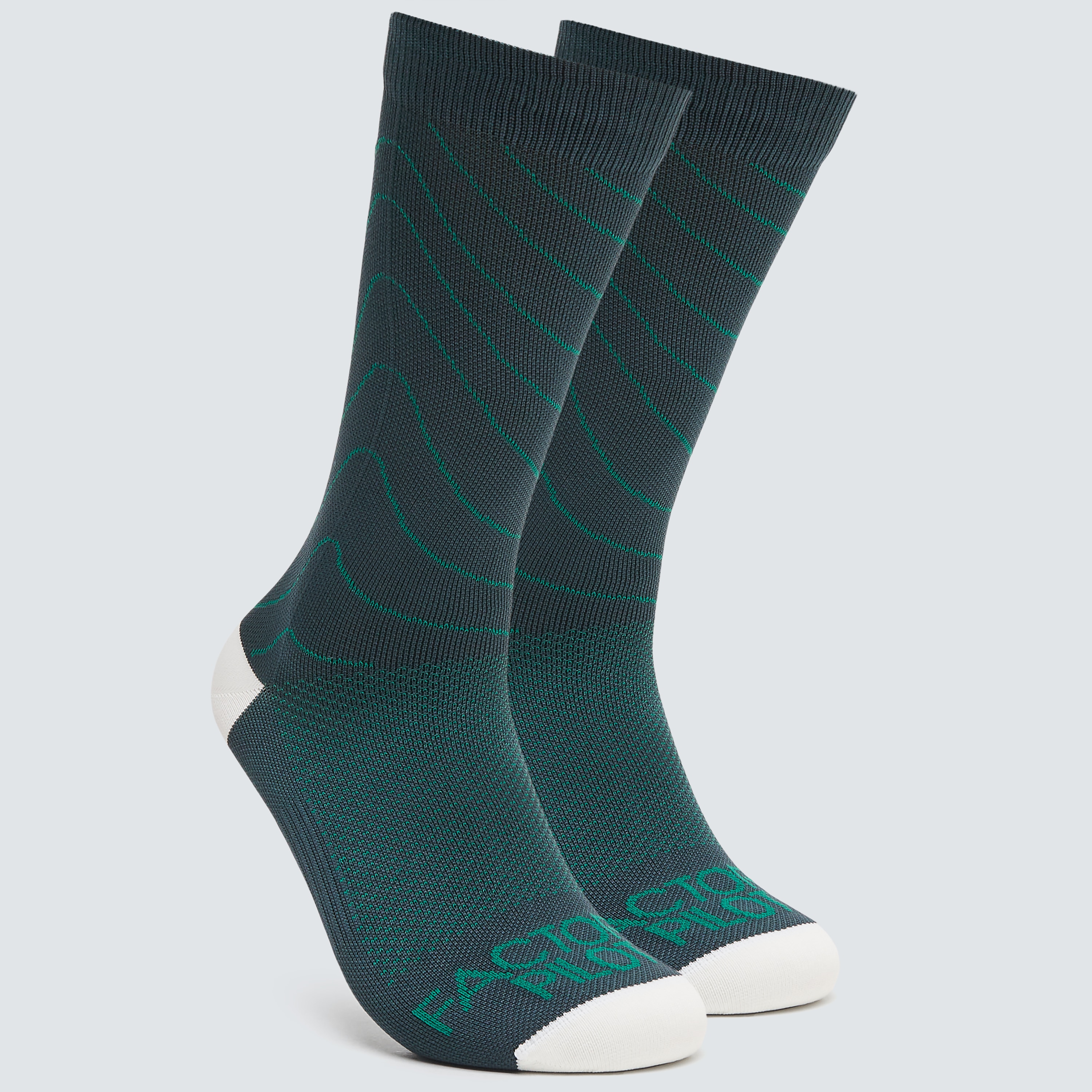 Oakley Factory Pilot Mtb Crew Sock In Green