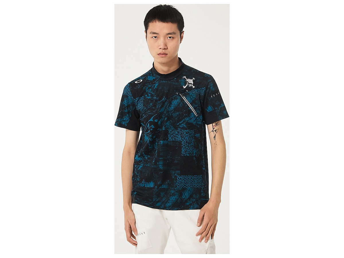 Oakley Skull Icy Breath Digital Mock Shirt - Black Print | Oakley