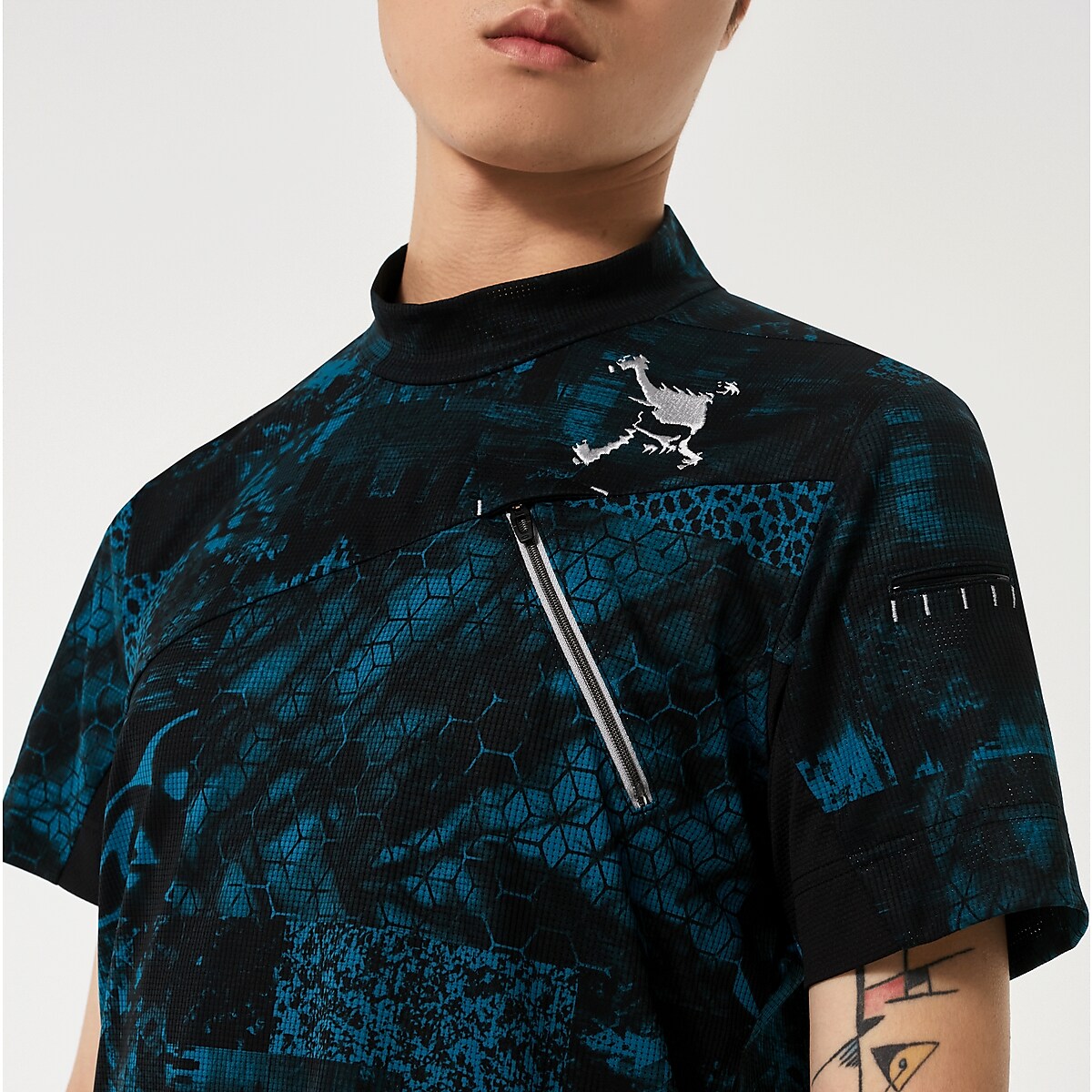 Oakley Skull Icy Breath Digital Mock Shirt - Black Print | Oakley