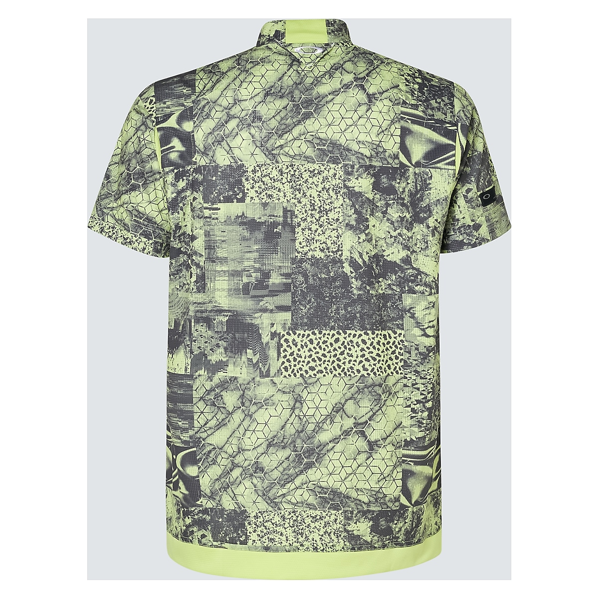 Oakley Skull Icy Breath Digital Mock Shirt - Green Print | Oakley