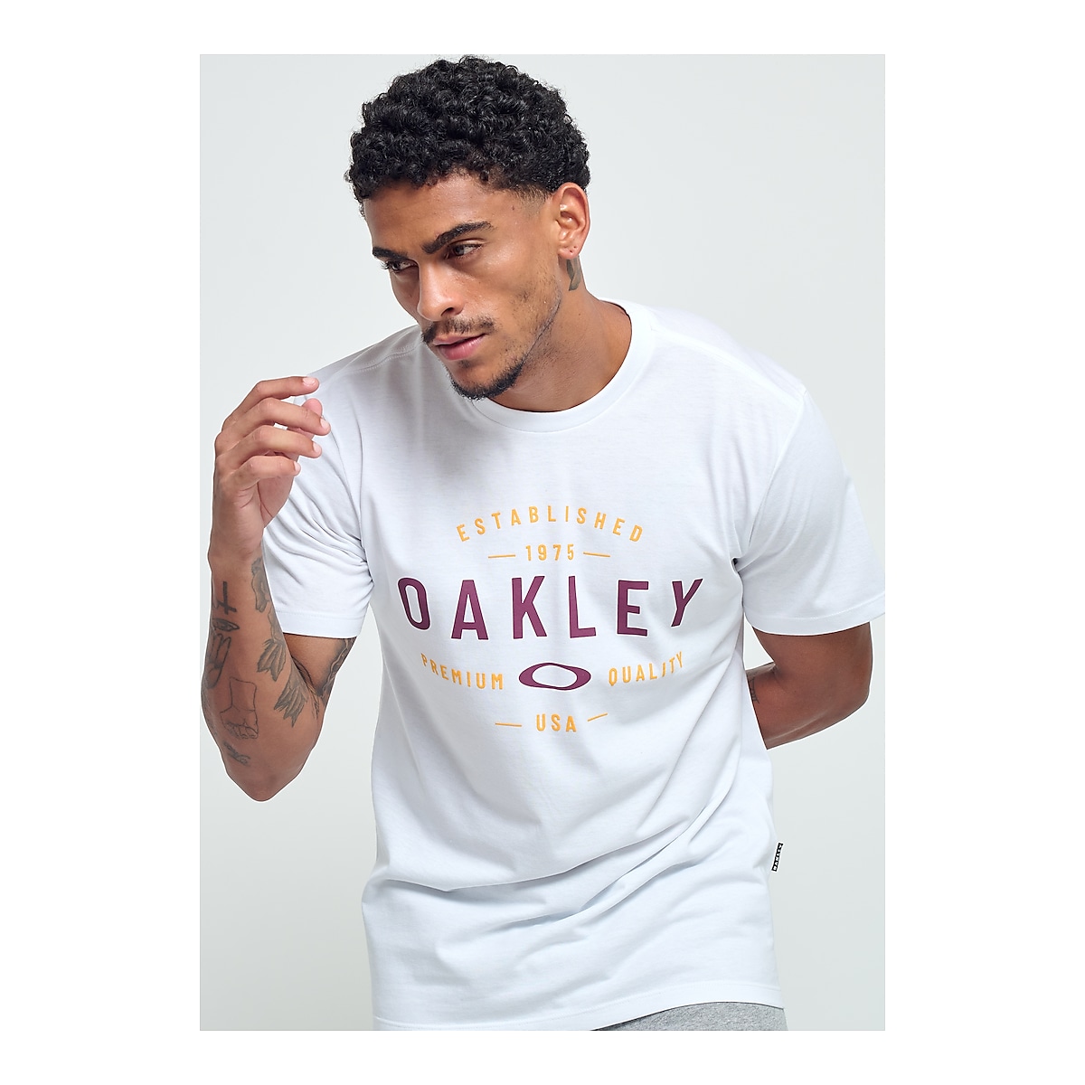 Camiseta Oakley Wark Branca os melhores preços