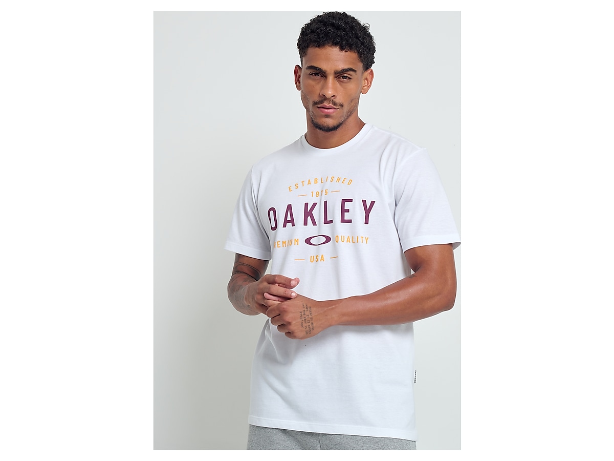 Oakley Matrix Print Rc Tee Promoção - Camiseta Branco