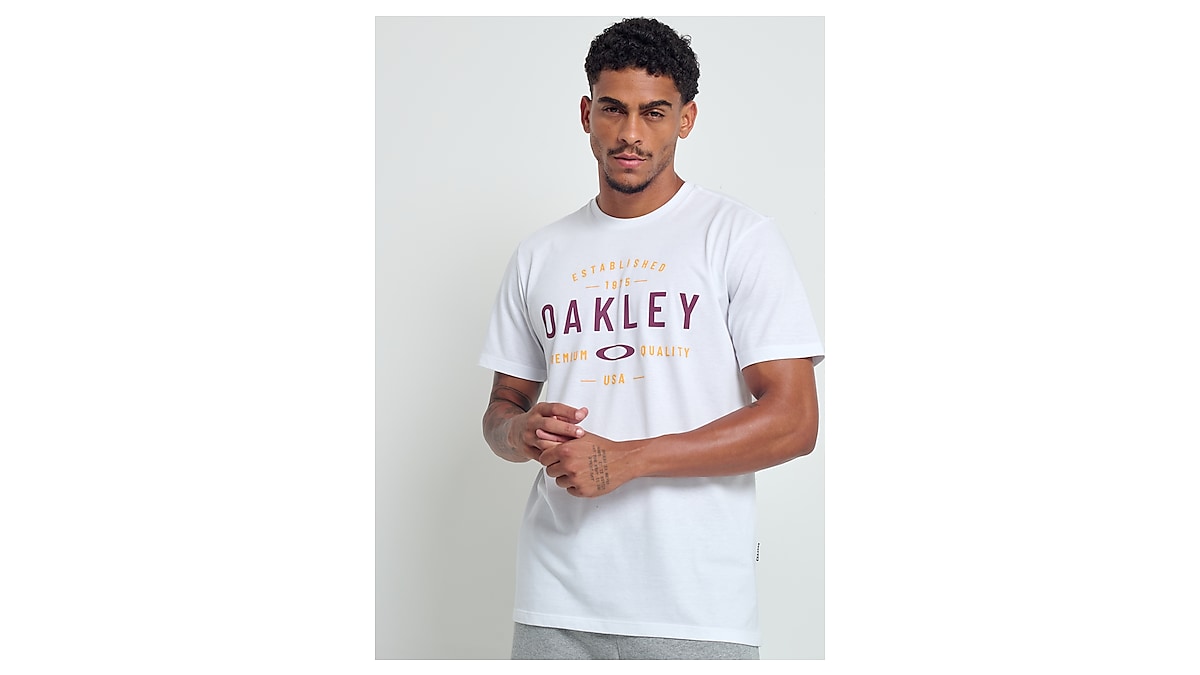 Camiseta Oakley Melhor Preço - Si Oakley Eagle Tab Tee Branco