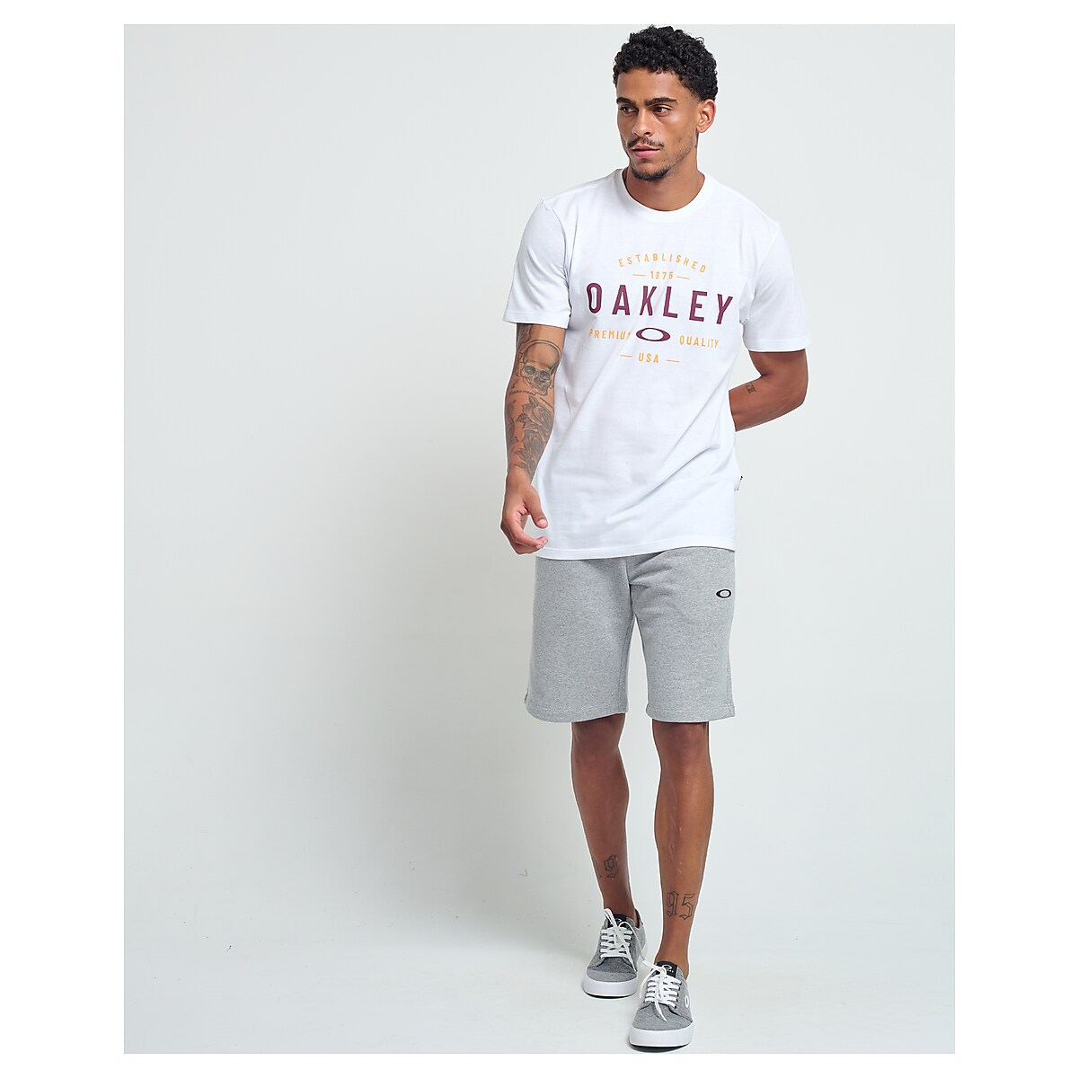 Oakley Matrix Print Rc Tee Promoção - Camiseta Branco