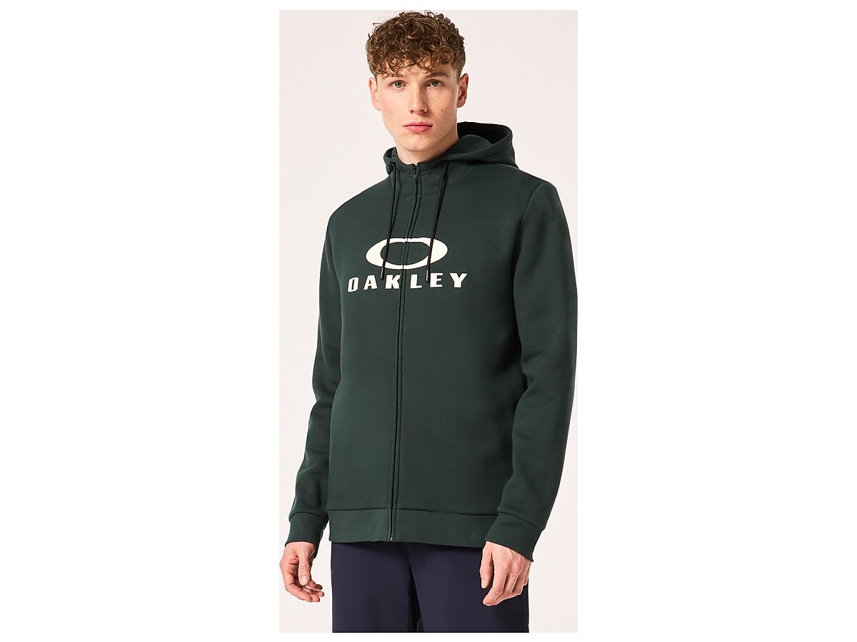 Oakley Bark FZ Hoodie 2.0 Hunter Green/Arctic White NL