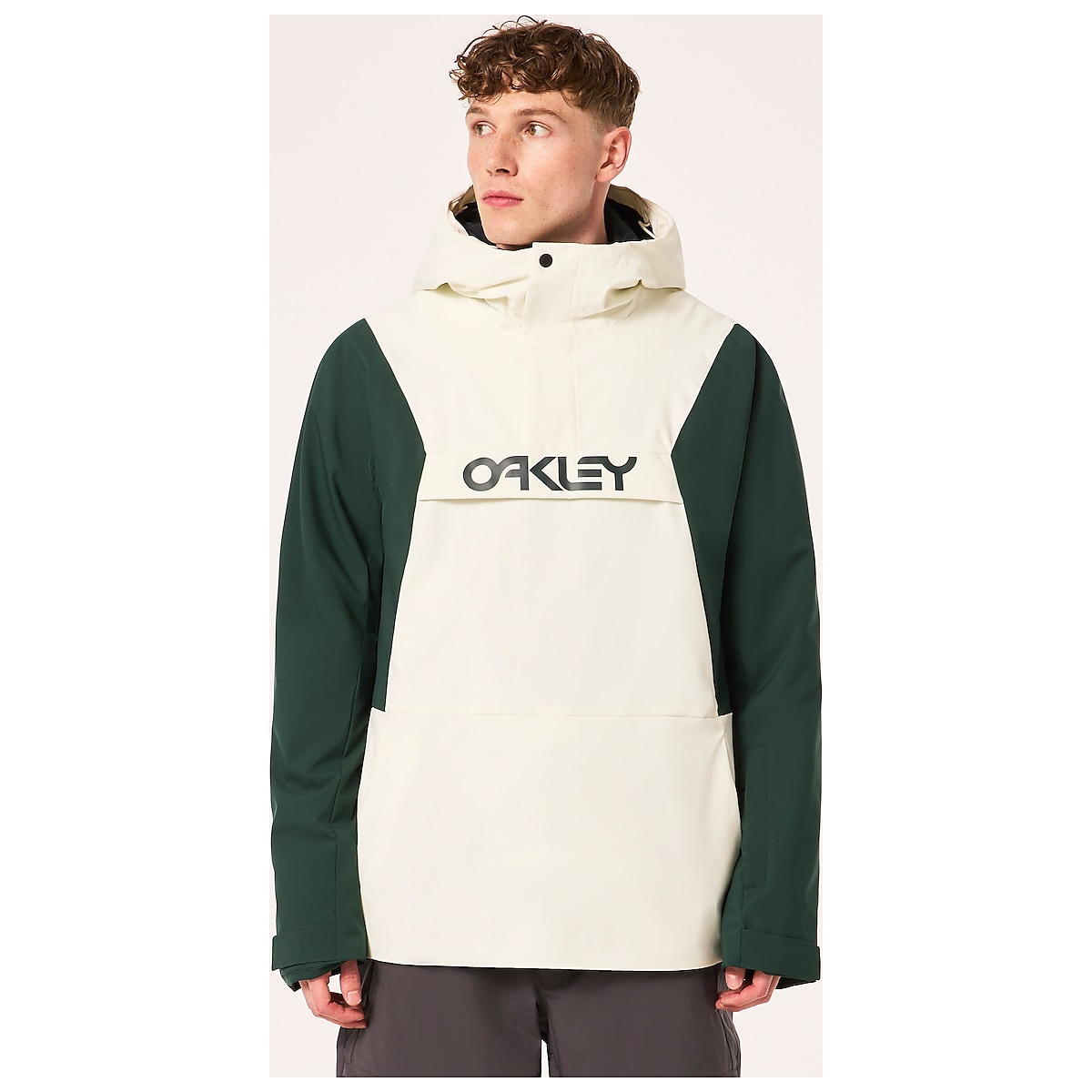 Oakley Tnp Tbt Insulated Anorak - Arctic White/Hunter Green