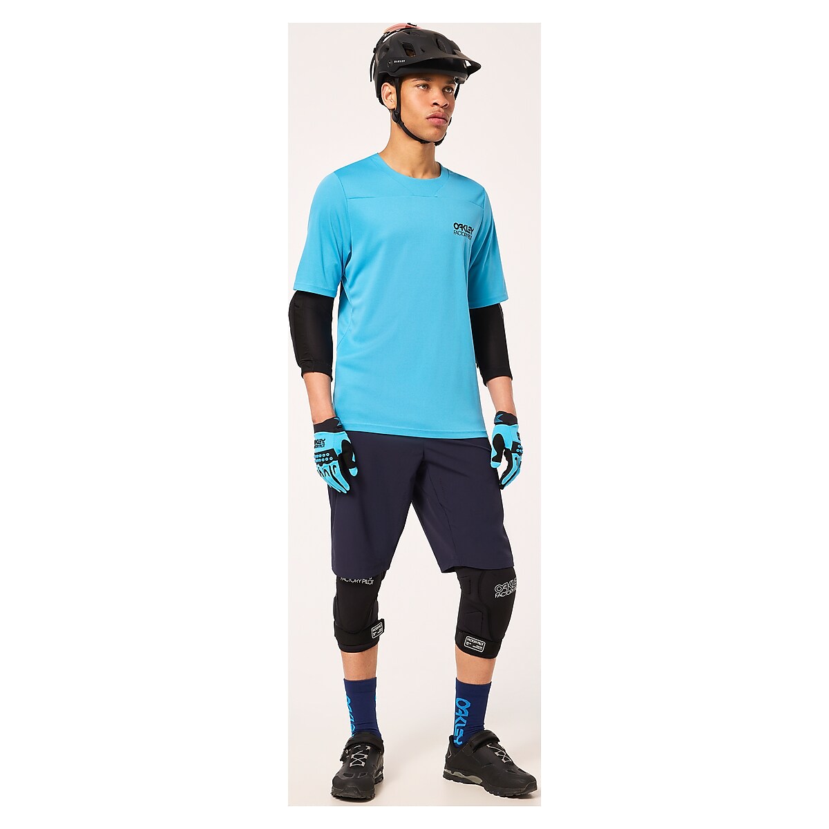 Camiseta Oakley Factory Pilot Mtb SS Jersey - Azul