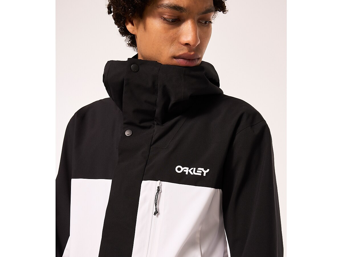 Oakley Tnp Tbt Shell Jacket - White/black | Oakley® US