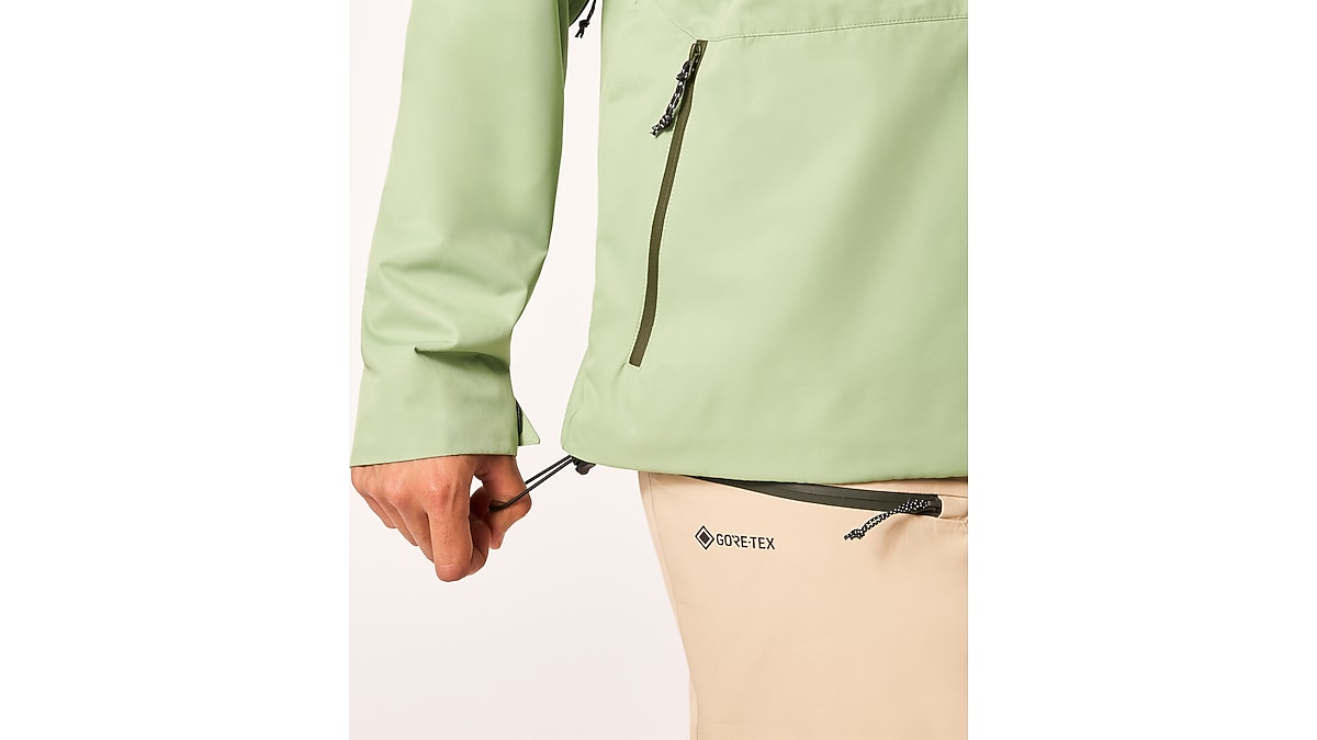スノーボード OAKLEY  SHELL ANORAK JACKET Oakley Mens Divisional Recycled Shell Anorak Jacket, Fern, Small