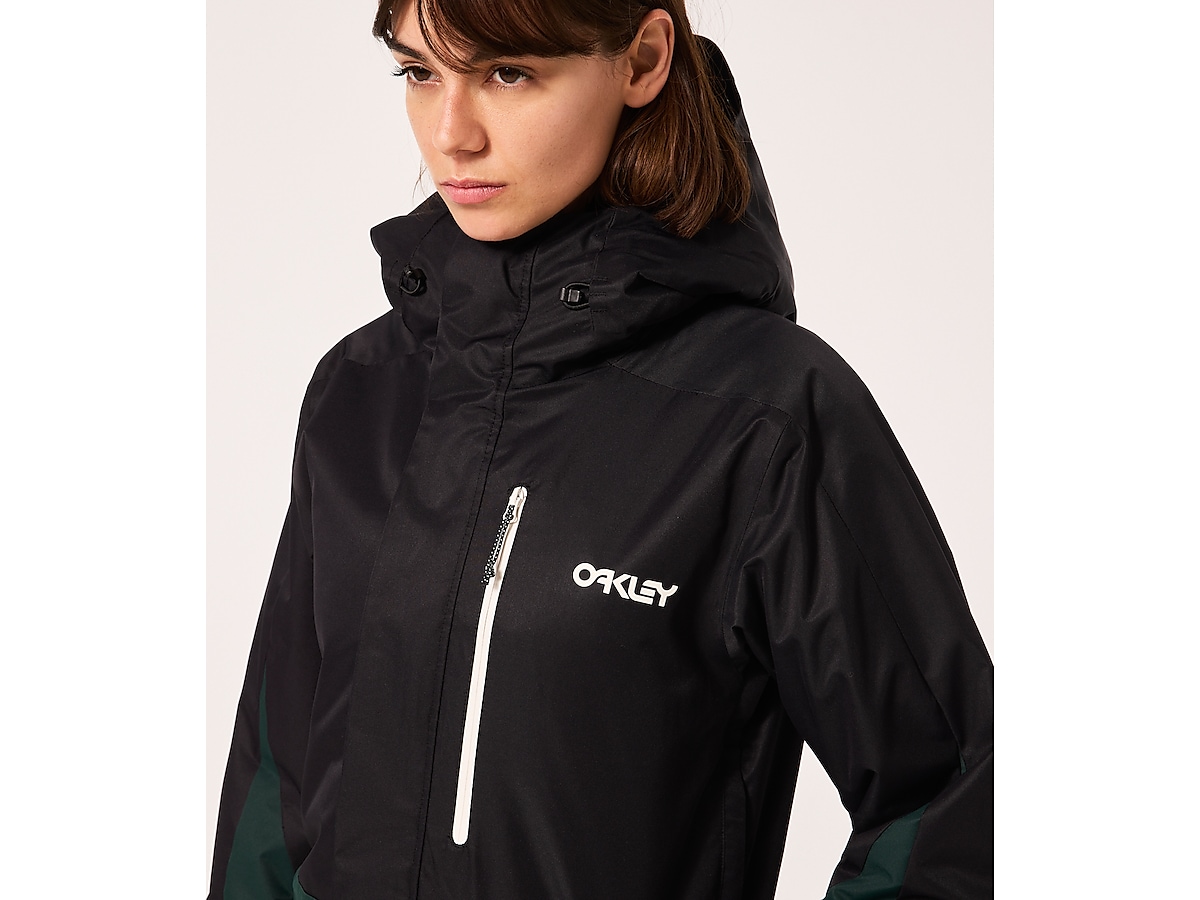 Oakley Wmns Tnp Tbt Insulated Jacket - Black/Hunter Green | Oakley® US