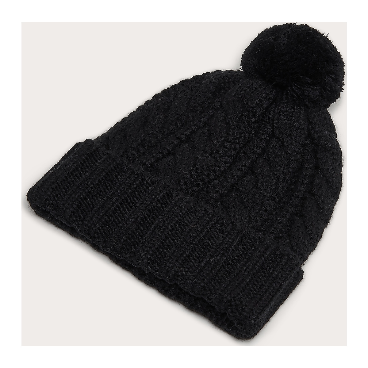 Cable Knit Pom Pom Cap, Golf Beanie Hat