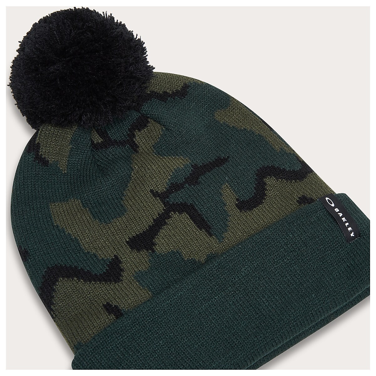 Oakley Men's Printed Pom Beanie