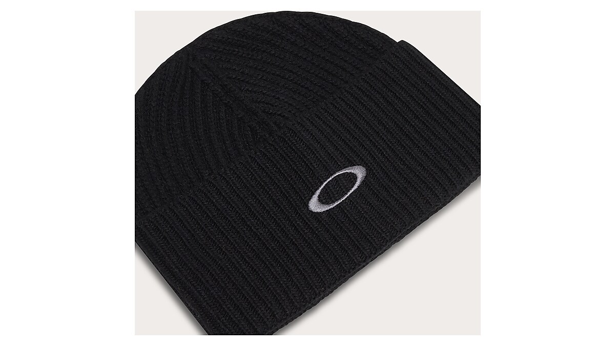 Oakley Ellipse Ribbed Beanie - Blackout | Oakley® EU