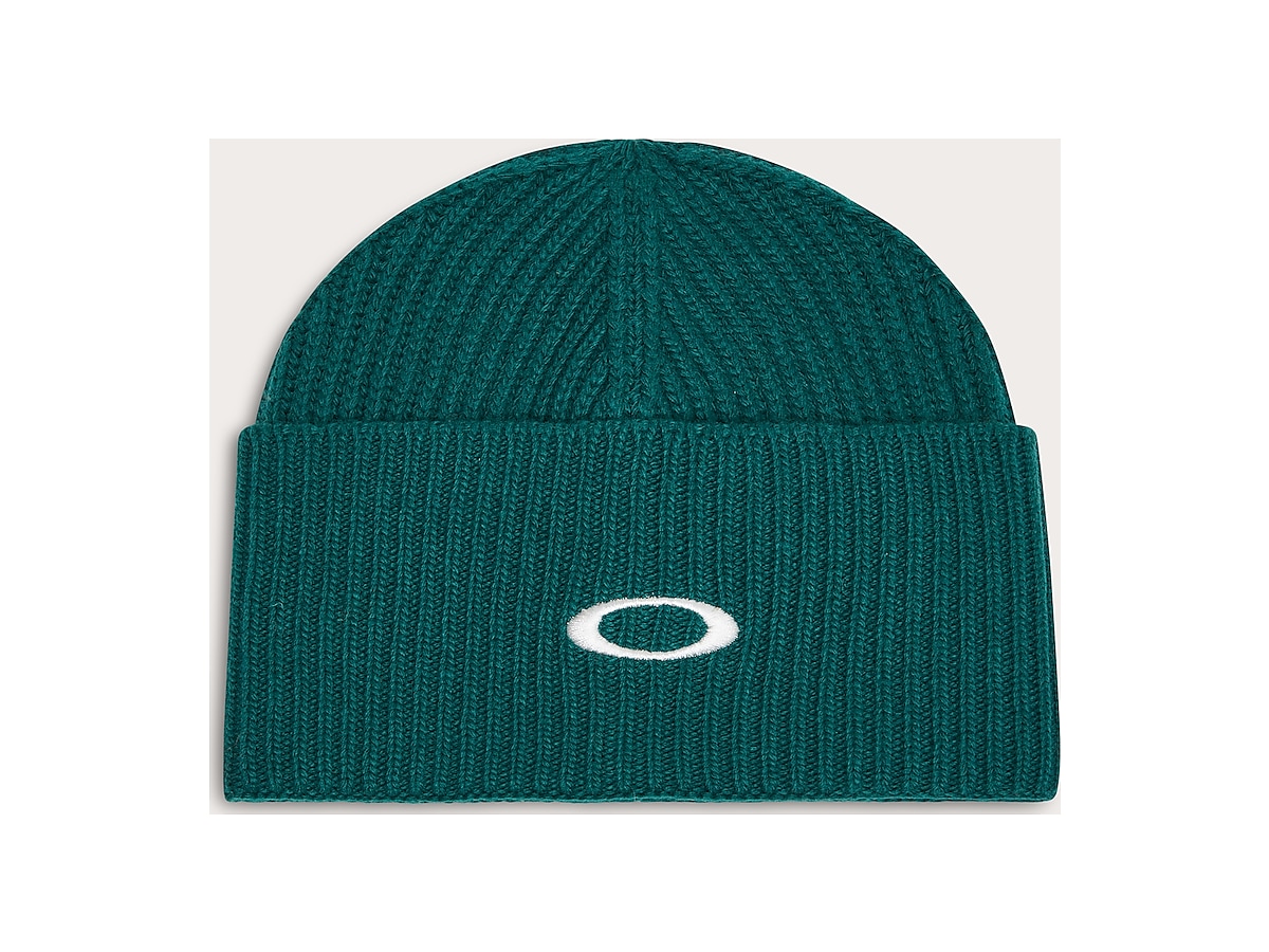 Oakley Ellipse Ribbed Beanie - Hunter Green | Oakley® US