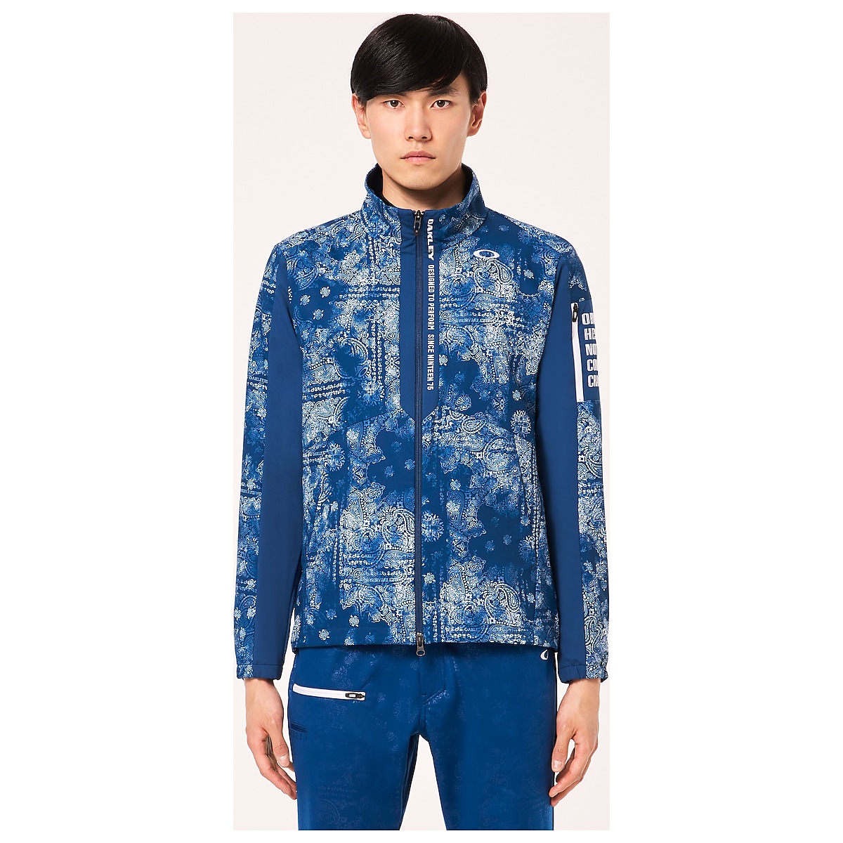 Oakley Oakley Paisley Wind Jacket - Blue Storm Print | Oakley® 日本