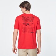 Back Ad Heritage Tee - High Risk Red