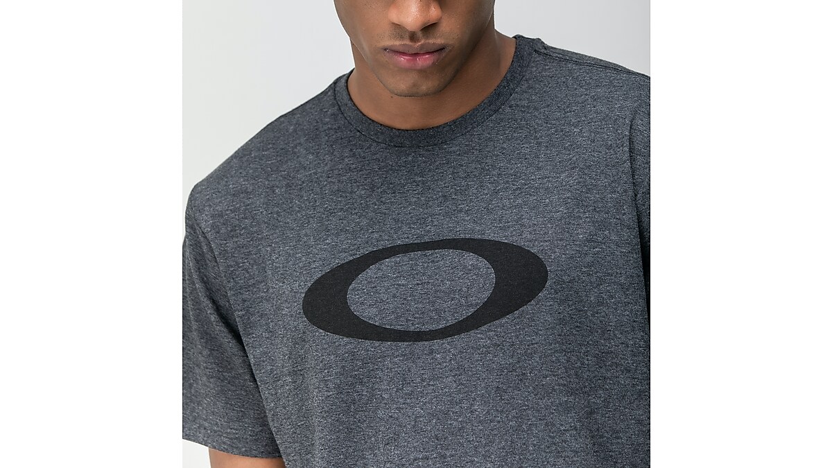 Camiseta Oakley O-Ellipse Tee Color Heather Grey - Back Wash