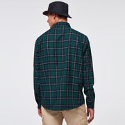 Essential Plus LT Flannel LS - Tree Green Check
