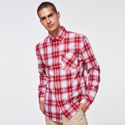 Essential Plus LT Flannel LS - Deep Red Check