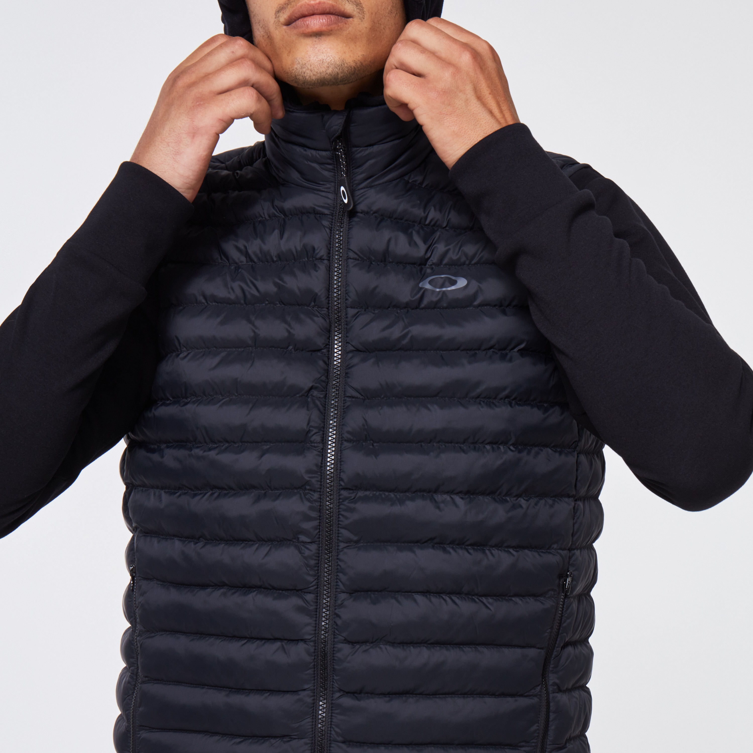 insulated vest with hood