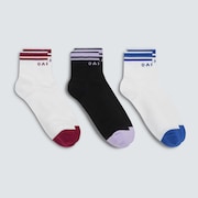 Women's Two Stripes Socks - White