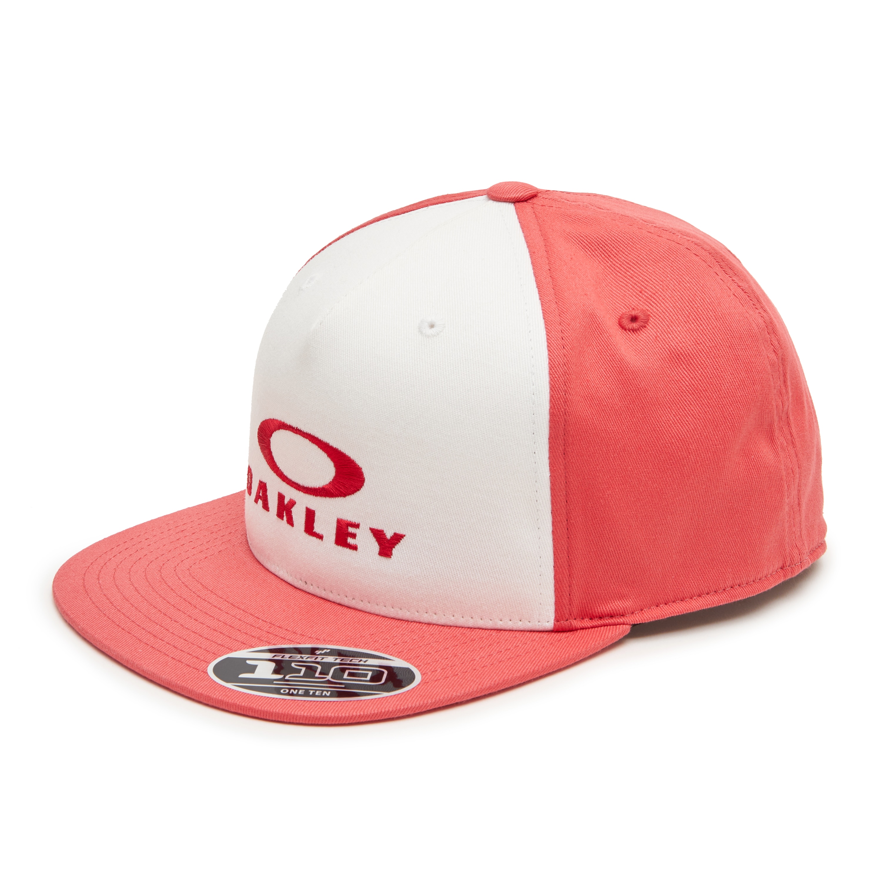 Oakley Silver 110 Flexfit Hat Poppy Red FOS9003454A5 Oakley OSI