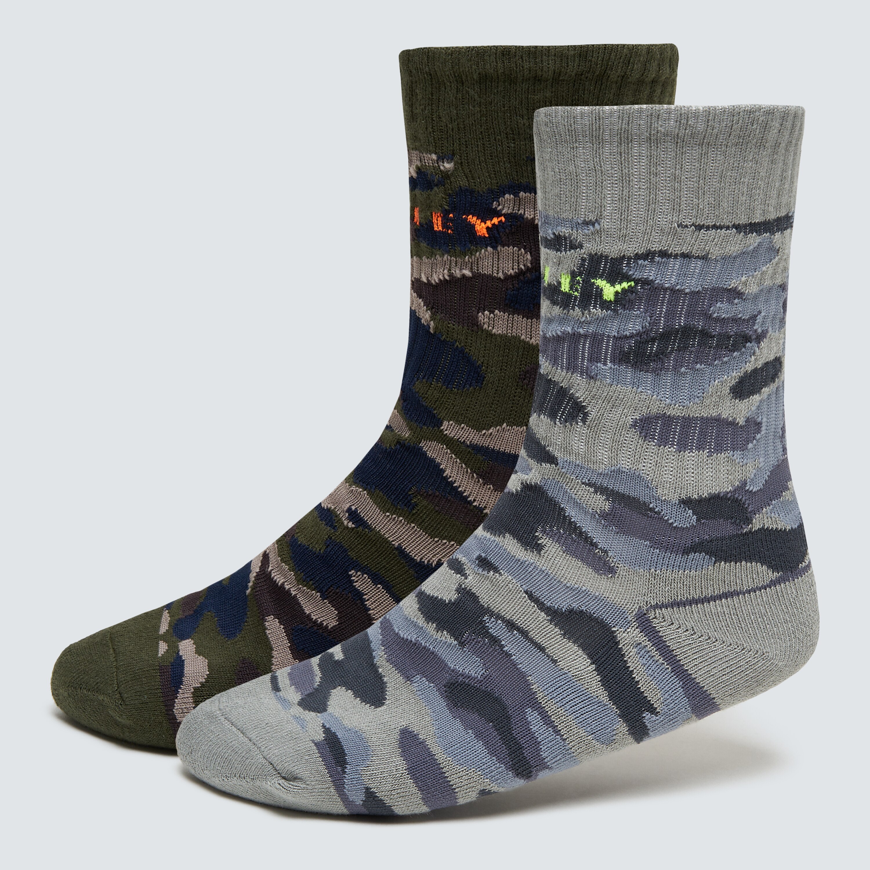 Oakley Camo Socks (2PCS) - Gray Camo 