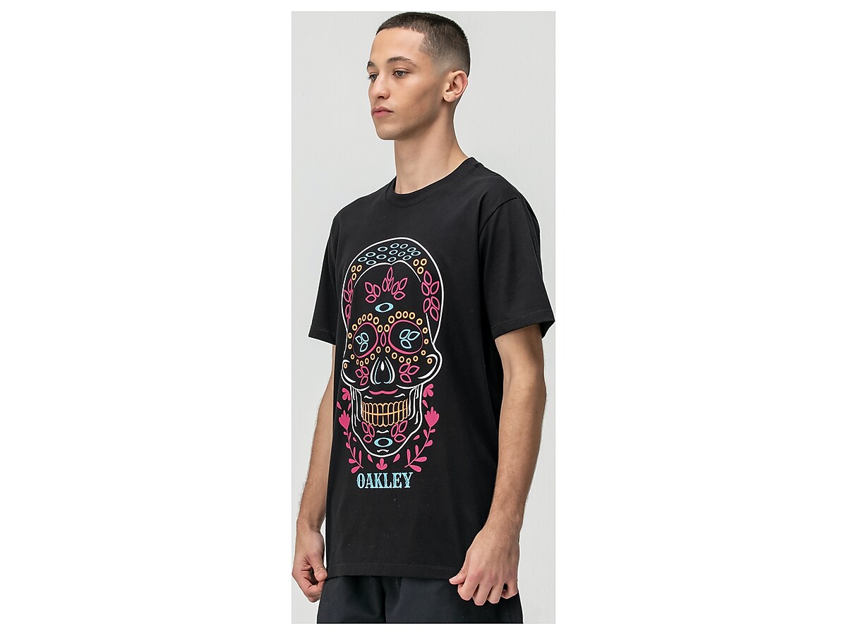 Camiseta Oakley Dia de Los Muertos Skull Tee - Preto