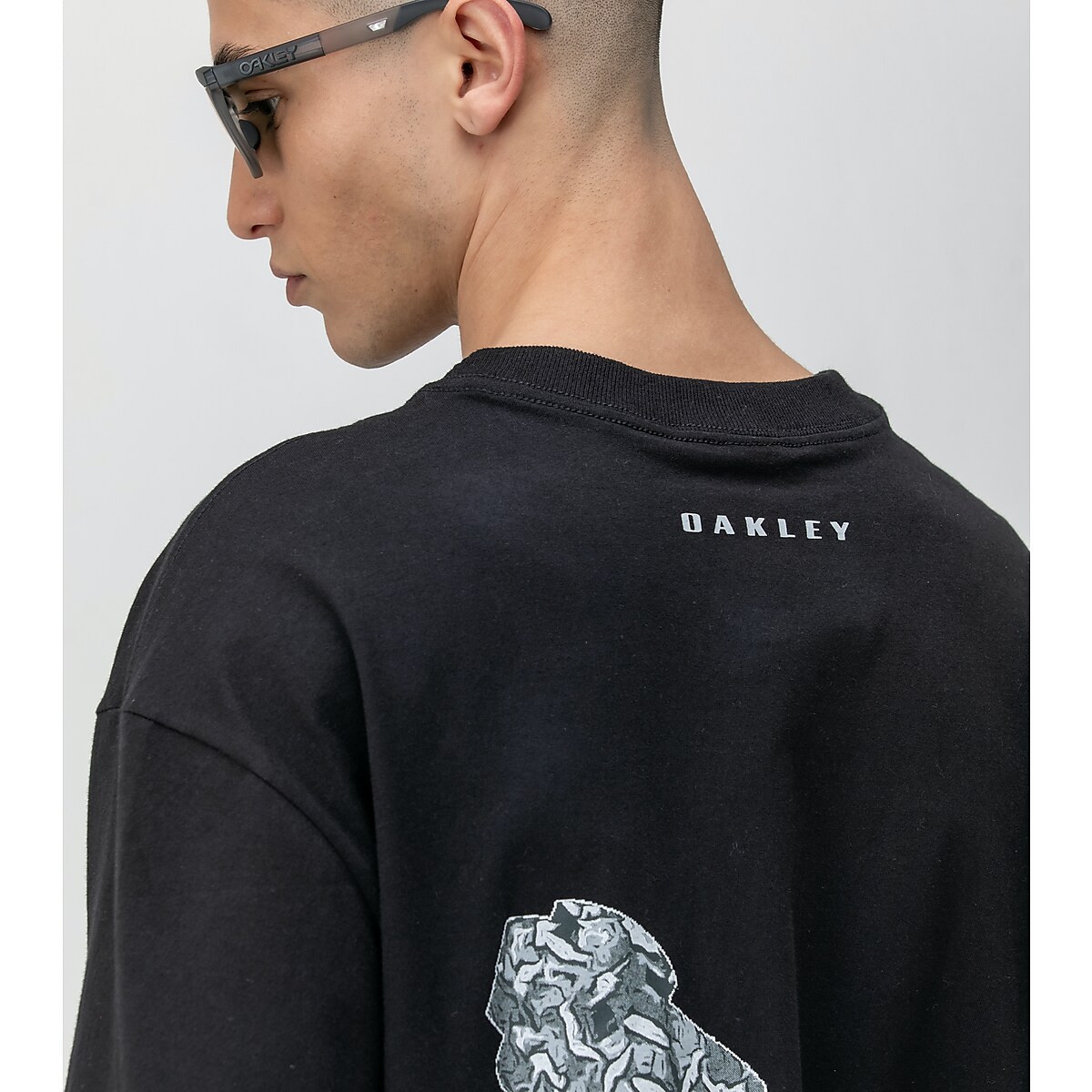 Oakley Back To Skull Bark Tee - Blackout