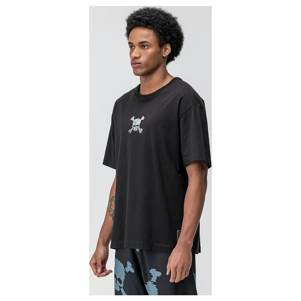 Oakley Back To Skull Bark Tee - Blackout