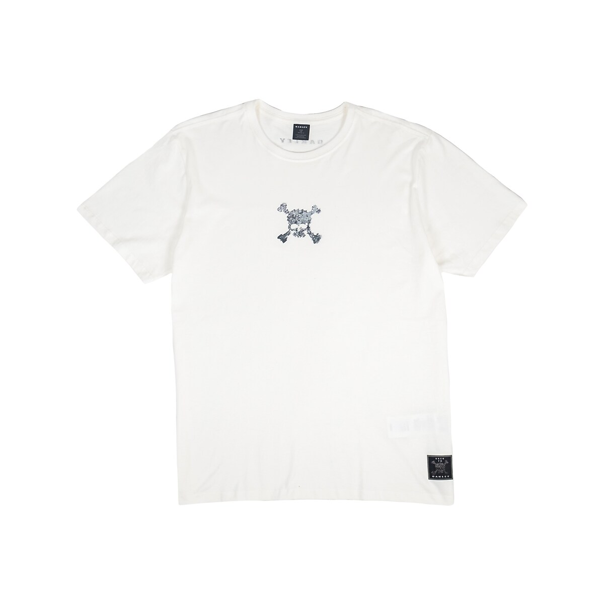 Camiseta Oakley Back To Skull Off White em Promoção na Americanas