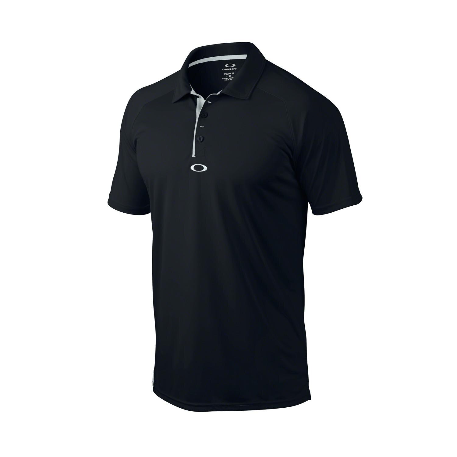 oakley black polo shirt