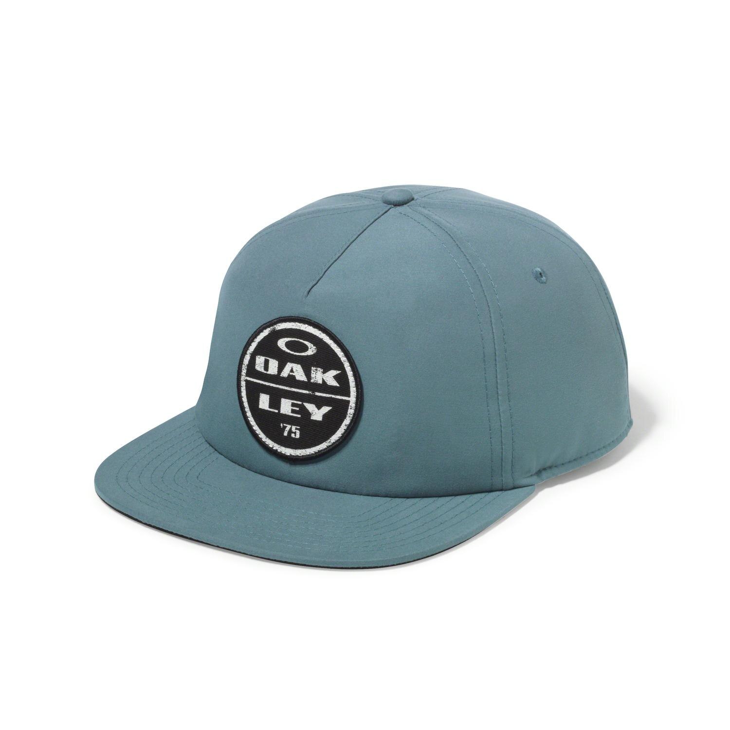 blue oakley hat