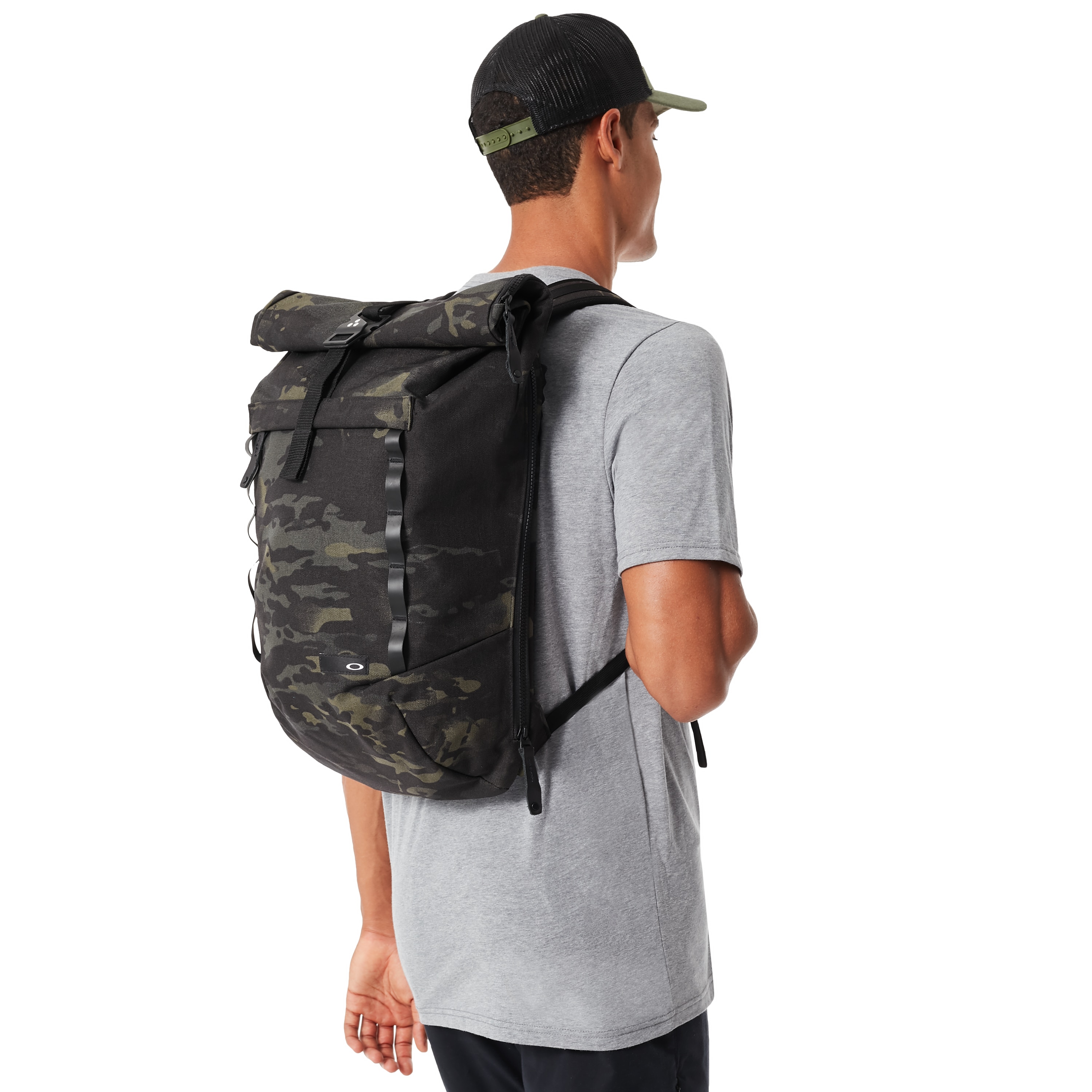oakley roll top backpack