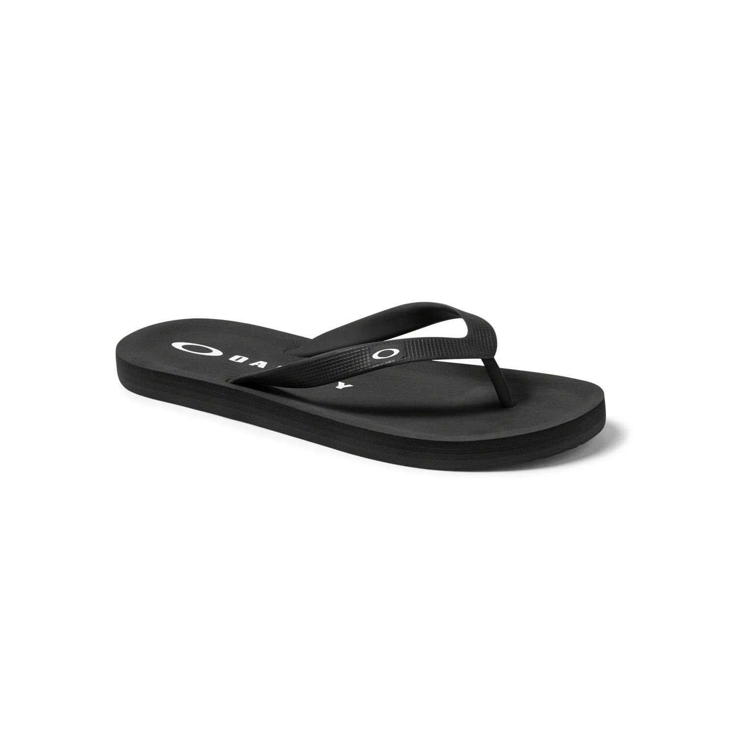 white oakley flip flops