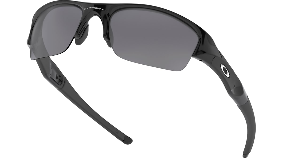 Flak Jacket® Black Iridium Lenses, Jet Black Frame Sunglasses